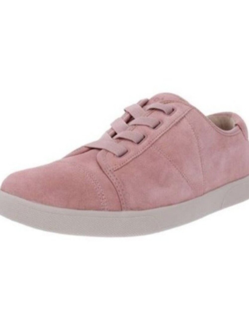 Vionic Sunny Slip On Pink Jean Suede Sneaker Size 7.5 NEW NWT DEFECT